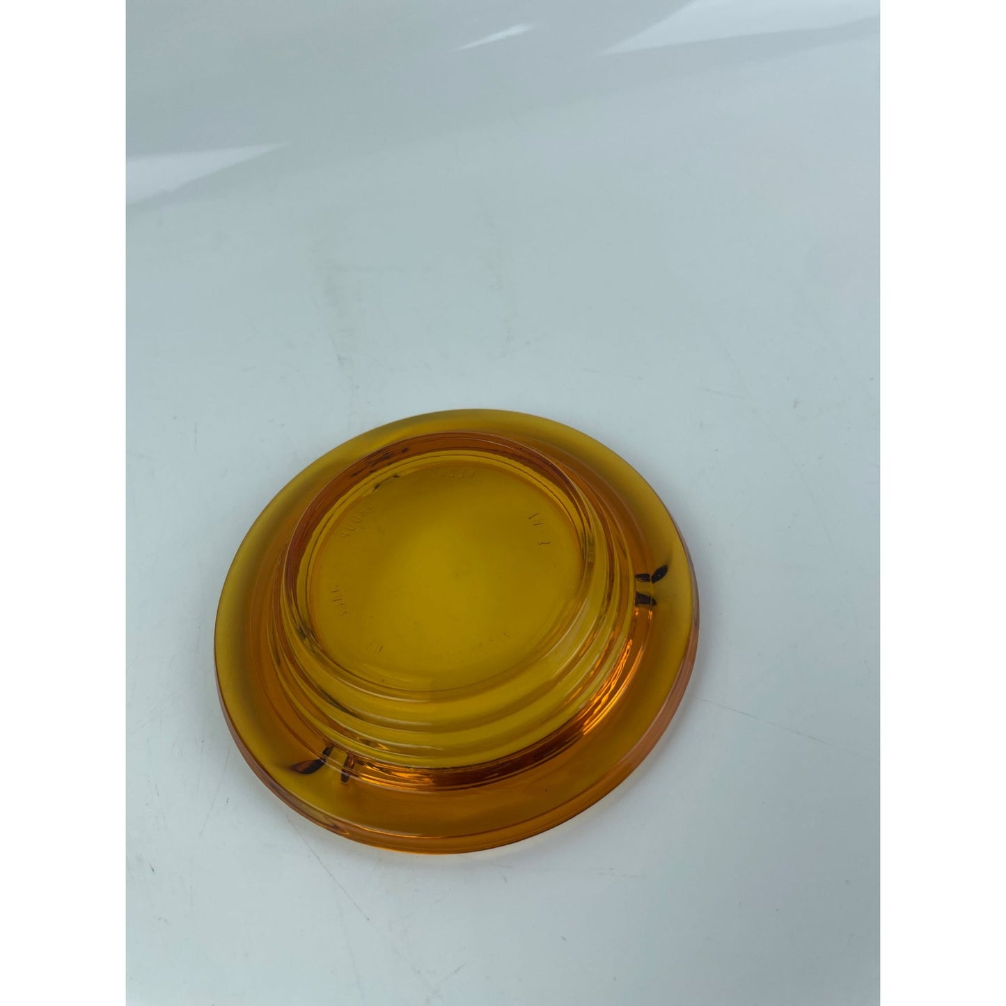 kedaung group made in Indonesia amber glass small ashtray