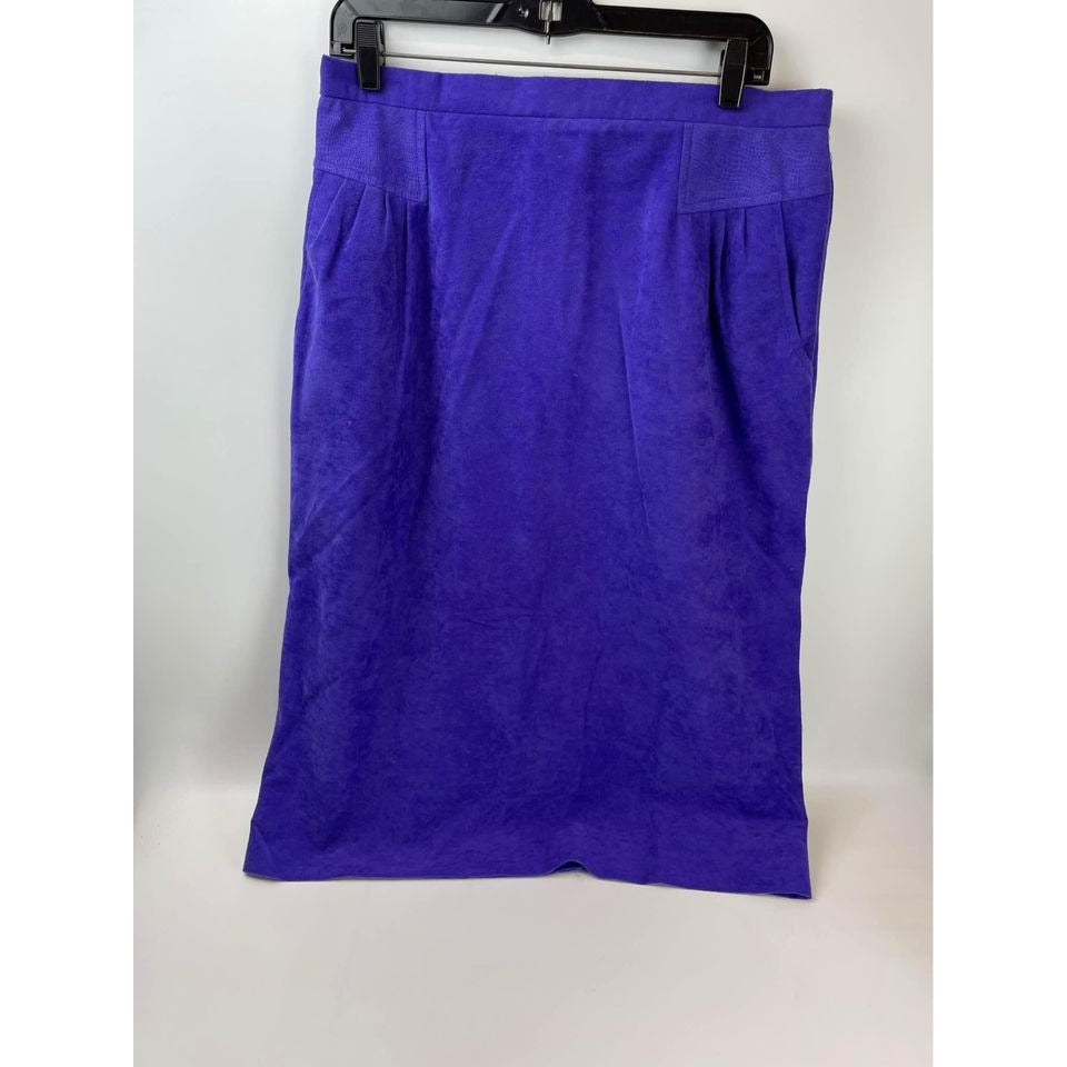 Jo Hardin size 16 purple vintage fitted skirt